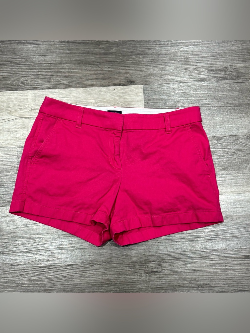 J.Crew Fuchsia Pink Chino Shorts Women’s Size 6 Preppy Summer